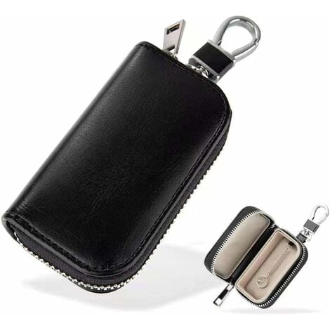 Boîte Faraday pour clés de voiture et 2 sacs Faraday pour protecteur de  porte-clés, boîte à clés RFID signal de la clé de voiture Faraday dans une  pochette Faraday