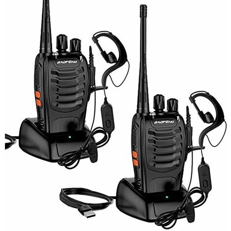 BaoFeng – talkie-walkie Bluetooth, oreillettes sans fil, casque d'écoute  pour vélo, Radio bidirectionnelle UV-82 UV-5R 888S