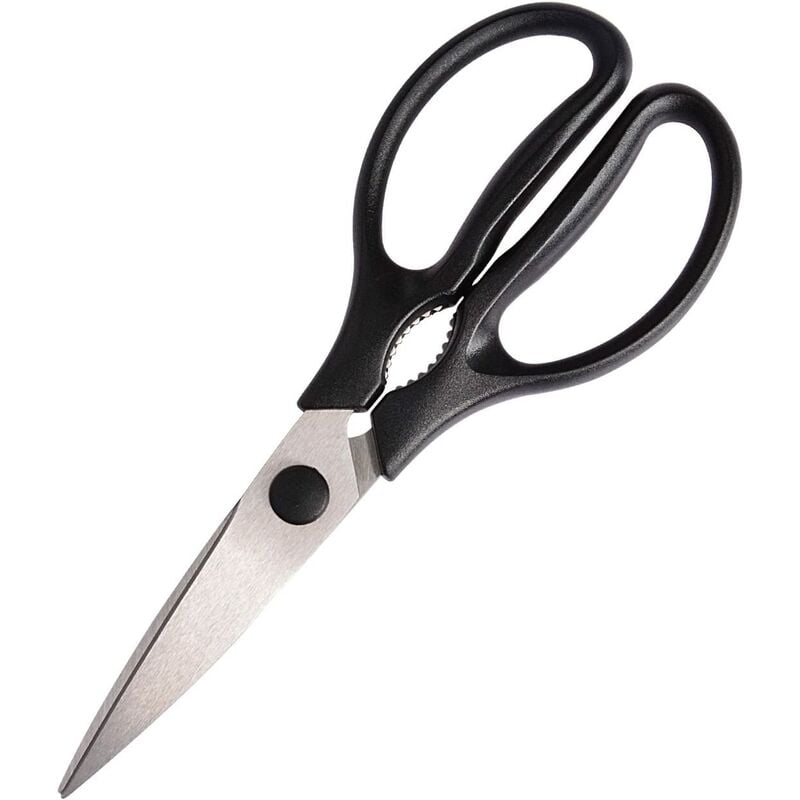 1pc Stainless Steel Meat Scissors, Minimalist Silver Multifunction Kitchen  Shears For Meat Chicken Opening Bottle