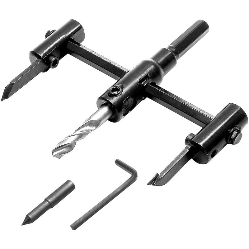 Adjustable Hole Saw 30 120mm Adjustable Drill Bit Woodworking Drill Bit for Drilling Holes on Wood Plastic Plaster