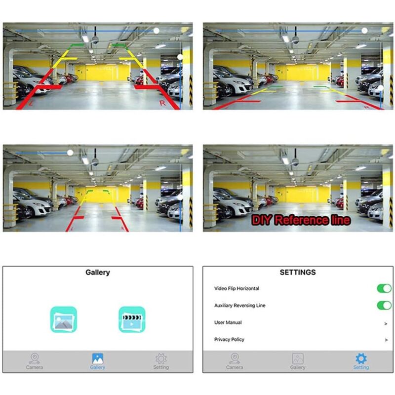 EWAY Wireless WiFi Backup Camera – Waterproof, Night Vision, For IPhone & Android Phones