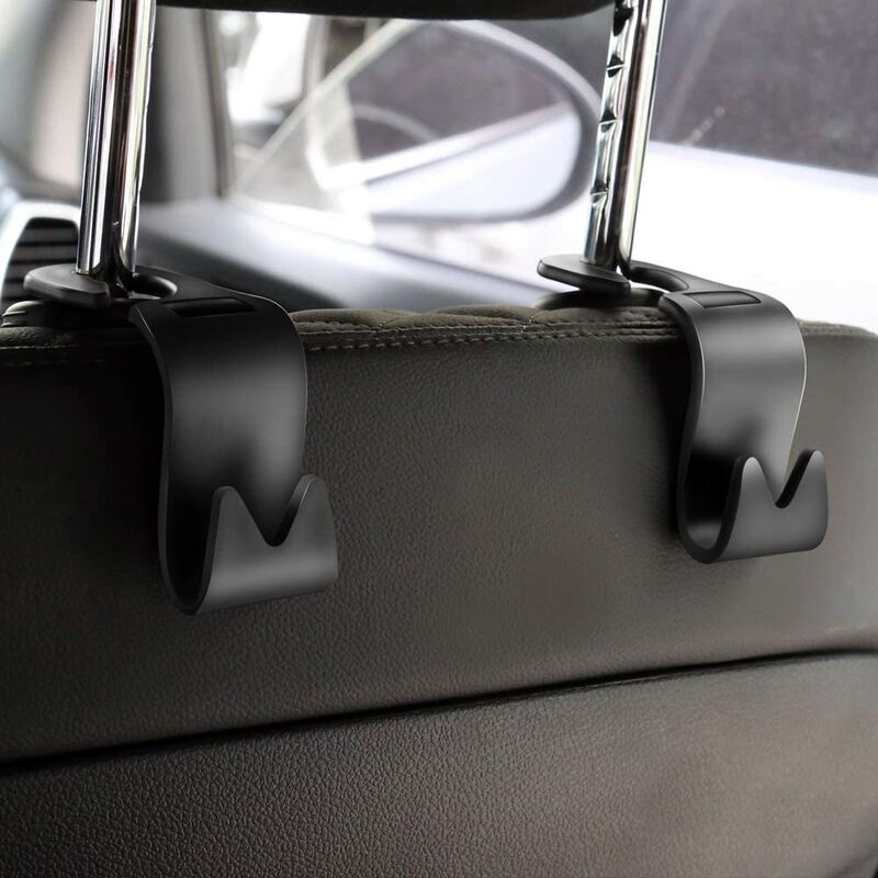 Ortarco 4 Pack Headrest Hooks for Car, Purses and Bags Hanger Organizer for  Handbag Coat