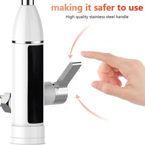 Electric Water Heaters Faucet Instant Water Heaters Faucets Speed ​​Hot Faucet LCD Digital Temperature Display Faucet Heaters