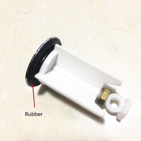 Universal Sink Plug, 40mm Pop-Up Plug Replacement Drain Plug, Height Adjustable, Made of Brass, Rubber, Plastic, Rust Proof and Gasket, for Bathroom, Home Sinks, Bidets.