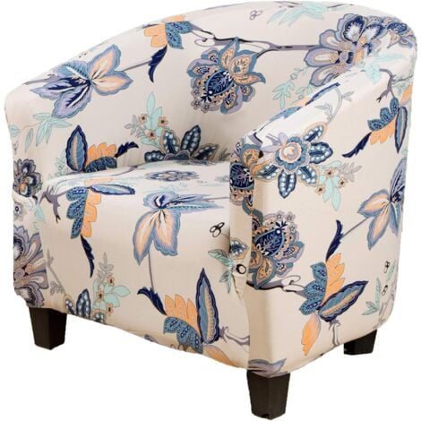 Club Chair Slipcover, Removable Washable High Stretch Tub Chair Slipcover, Couch Cover, Furniture Protector for Living Room