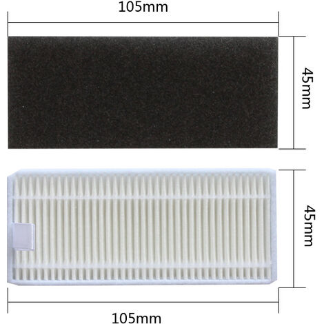 NC Yooria Kit Ricambi Per Lefant: 8 Spazzole Laterali + 1 Spazzola Principale + Pulitore - Per M200, M201, M301, M501, M520, M571, T700