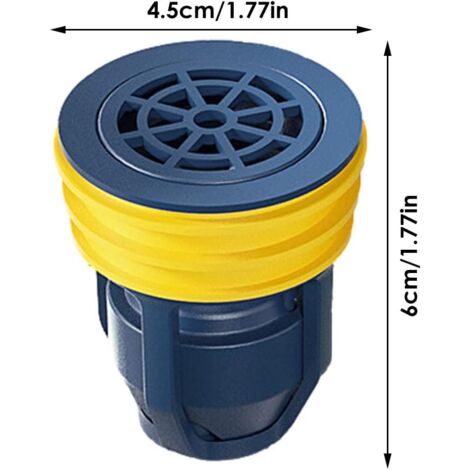 Floor Drain Stopper, Odor Proof Shower Drain Clog-Resistant Drainer Kitchen Bathroom Smell Proof to Prevent Water Backflow and Blockage