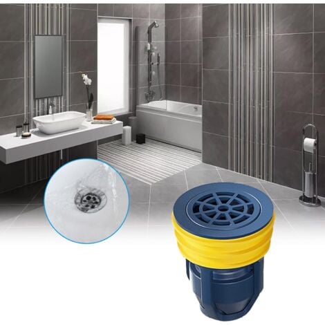 Floor Drain Stopper, Odor Proof Shower Drain Clog-Resistant Drainer Kitchen Bathroom Smell Proof to Prevent Water Backflow and Blockage
