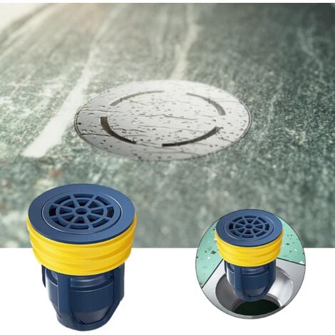 Floor Drain Stopper, Odor Proof Shower Drain Clog-Resistant Drainer Kitchen Bathroom Smell Proof to Prevent Water Backflow and Blockage