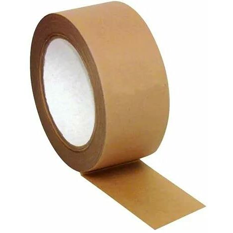 12 Ecological Biodegradable Kraft Paper Adhesive Tape with adhesive paper backing 50 mm x 50 meters plastic-free kraft adhesive making this Kraft Adhesive Tape totally recyclable (12)