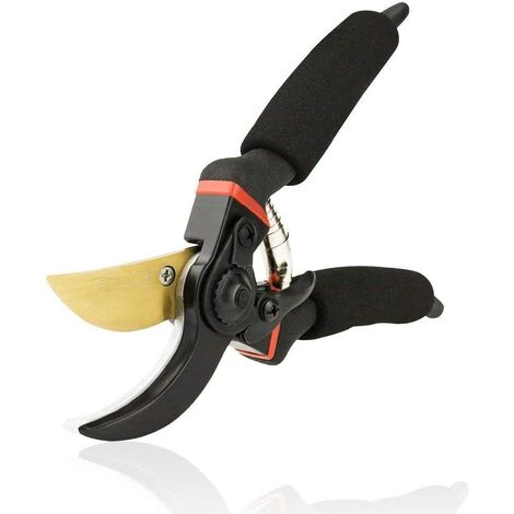 Professional straight blade pruner for trees, hand pruner, garden pruner, gardening scissors, hedge scissors