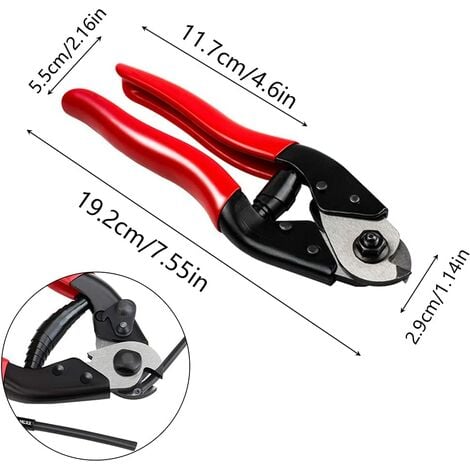 BST-2D Electrical Wire Cable Cutters Cutting Side Snips Flush