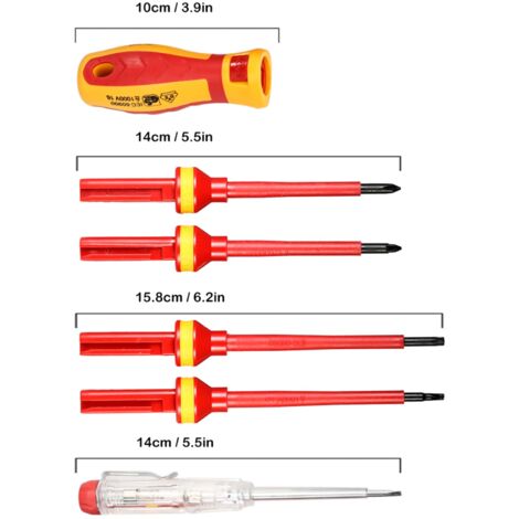 Electrician Screwdriver Kit 13pcs 1000V Insulated Screwdrivers Set with Repair Tools electrician repair tools