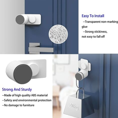 Door Stop, Magnetic Door Stop, Stainless Steel 3M Double-sided Tape, No  Drill Holes, Keep Your Door Open Magnetic Door Buckle, Keep Your Door Open,  Wall-mounted Door Frame 