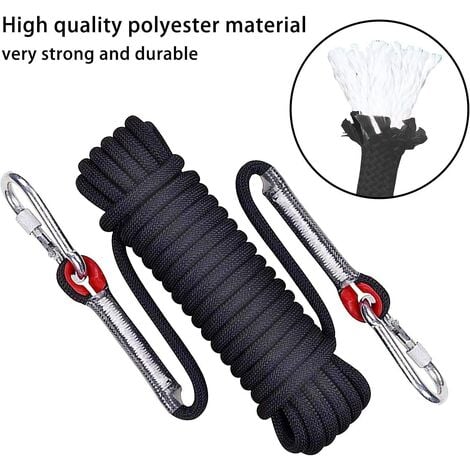 20M Outdoor Climbing Safety Rope Ripstop Mountaineering Rescue