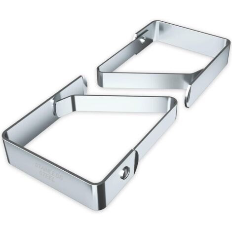 thumbnail image 2 of Silver Steel Tablecloth Clips - 4 Pack - Keep Your Table Cover In Place 2 of 6