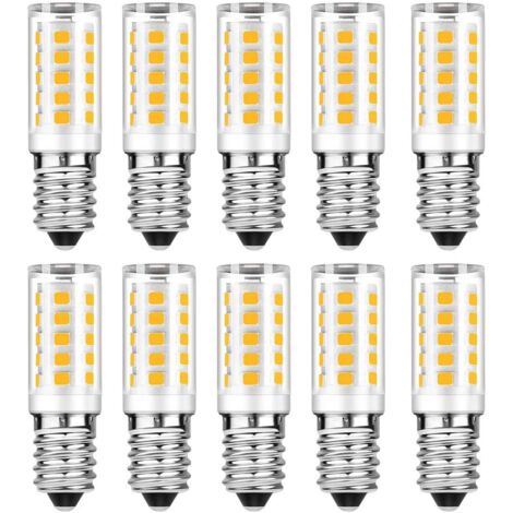 E14 LED Bulb, Cool White 6000K, 5W Equivalent to 50W Incandescent Bulb, 400LM, Non-Dimmable, Pack of 10 (1/4)