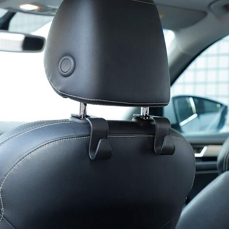 2pcs Car Seat Hook Multi-function Rear Seat Headrest Hanging Hook