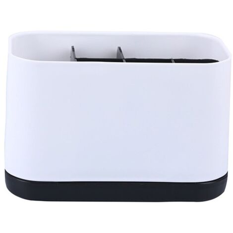 Aougo – Toothbrush holder – Multifunctional bathroom organizer with 6 compartments – Electric toothbrush holder for manual and electric toothbrushes – Non-slip base (1/5)