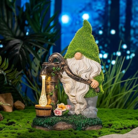 Fishing Gnome Statue Outdoor Garden Decor, Gnome Decoration for Yard, Patio  and Lawn, Funny Gnome Statues Outdoor Decoration, Fisher Gnome Pond