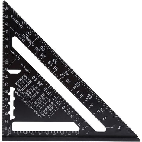7'' Metric Aluminum Alloy Oxidation Roofing Square Triangle Angle ...