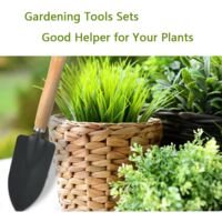 SaferCCTV 15-Piece Mini Gardening Tool Set - Succulent & Houseplant Kit With Trowel, Tweezers, Brushes