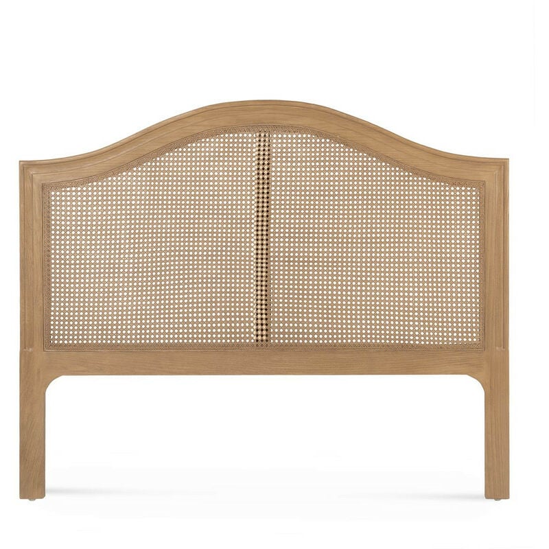 Cabecero cama 105cm Wabi Home color madera y ratán