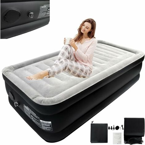 Matelas gonflable 1 place : matelas camping 1 personne