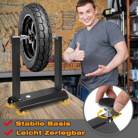 SUBTLETY Équilibreur Roues Moto Universel - Cônes Réglables, Niveau à Bulle - Support Métal 80cm Max