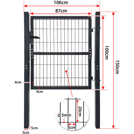 FEED GARDEN Lot De 100 Piquets Galvanisés De 15,2 Cm Pour