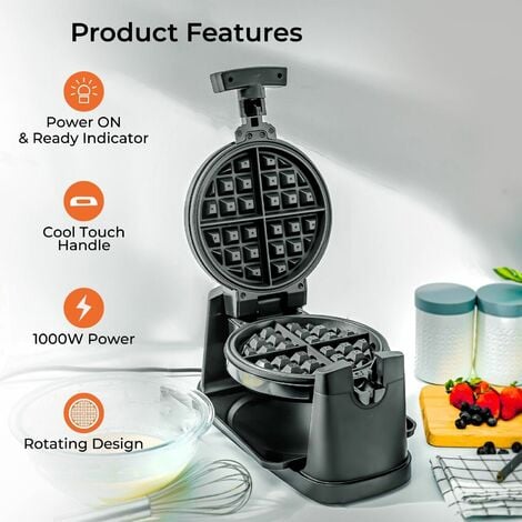 Geepas GOM36511UK 700W Omelette Maker - Potable Electric Cooker Stainless  Steel Non-Stick Plate