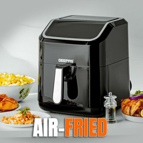 Air Fryer Vortex Rapid Healthy Cooker Digital Display 9L Dual Basket Kitchen