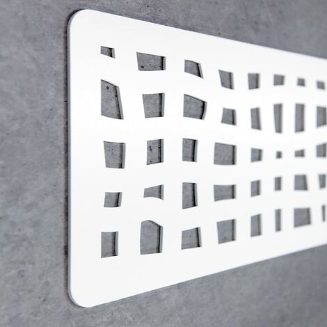 Aprint Decor Cabecero Cama Decorativo Econ√≥mico en PVC - Tipo Forja. Modelo - Scotland, 150cm x 60cm-Blanco (1/5)