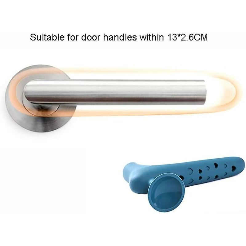 3 Pack Silicone Door Handle Cover With Suction Cup Door Handle Protector  Silent Anti-static Door Stops For Most Door Handles