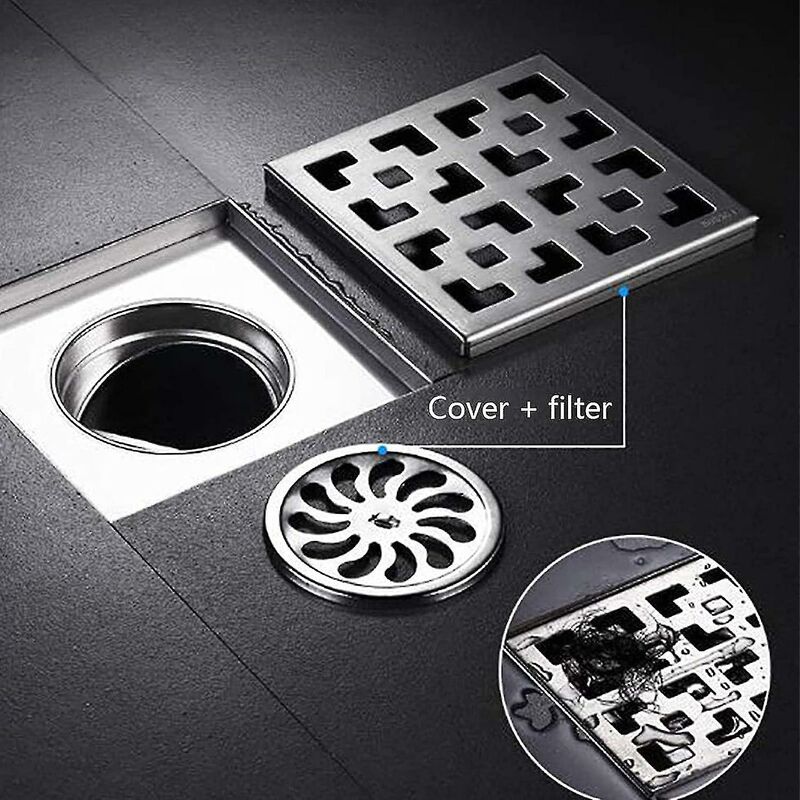 Stainless Steel Bathroom Sink Floor Drain Strainer, 304 Short 25-55mm,  Hair, Food, Debris Filter For Kitchen, Balcony, Bathtub