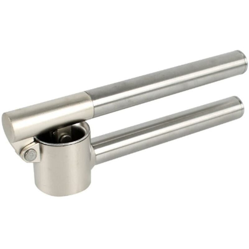 Silver Stainless Steel Ginger Garlic Crusher, For Kitchen, Size: 14cm