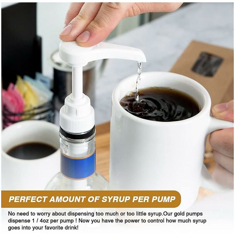Milk Tea Syrup Pump Liquid Dispenser 3Pcs Dispenser Coffee for Kitchen  Seasoning