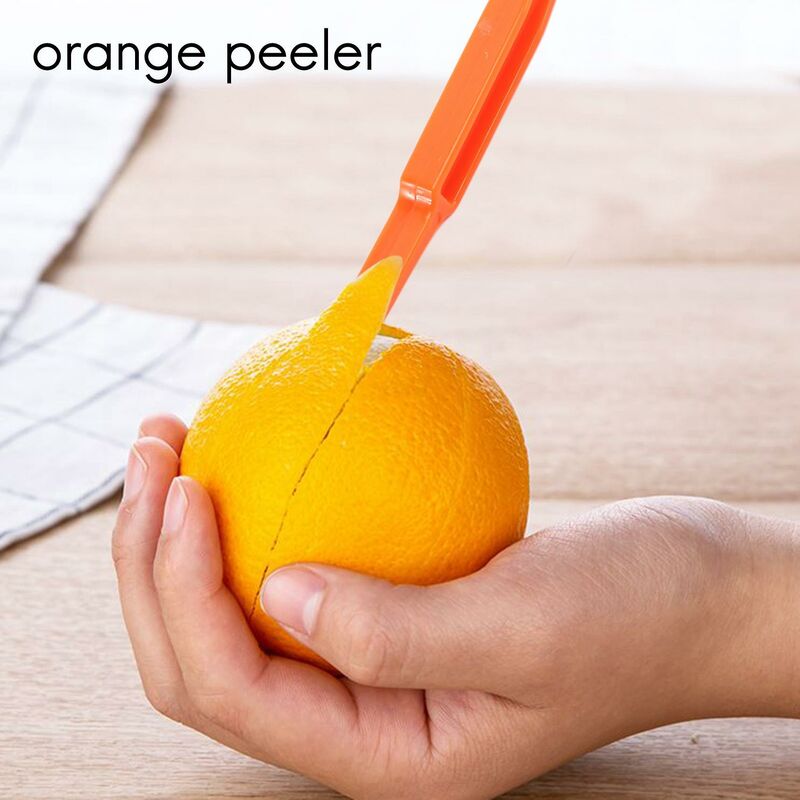 5 Pack Easy Open Citrus Lemon Citrus Peel Cutter Vegetable Slicer Fruit  Tools Orange Peeler Kitchen Gadgets