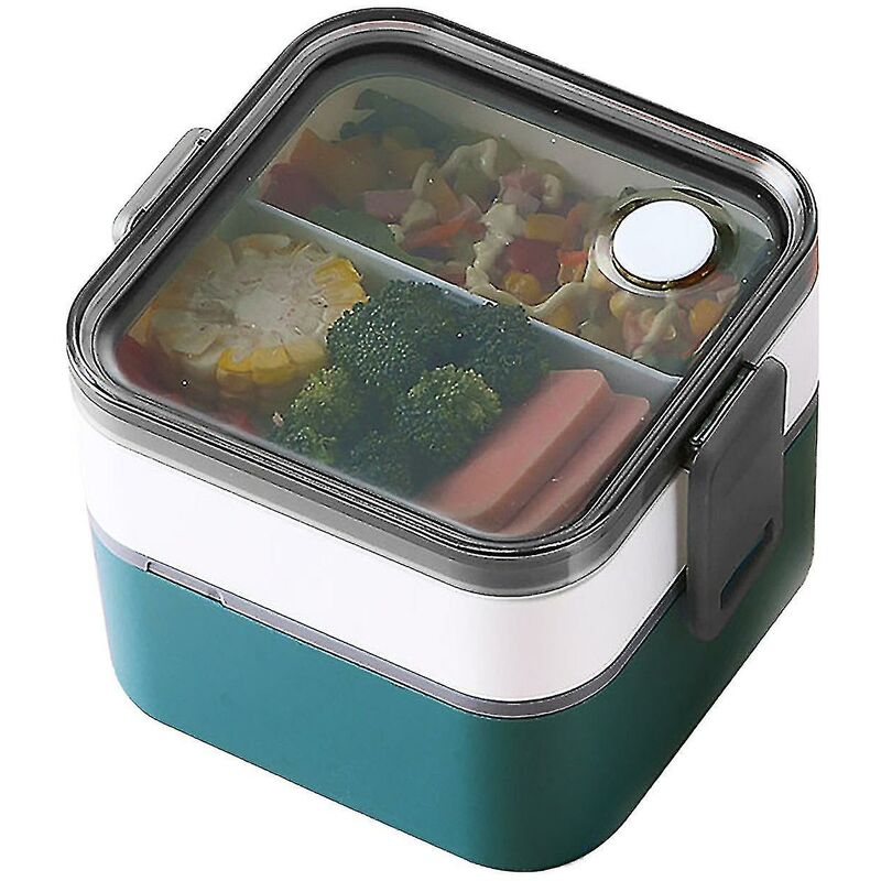 Electric Lunch Box Portable 3 layers Heating Steamer Bento Food Warmer 1.8L  AU