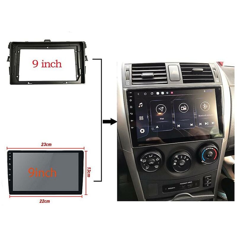 One Din Audio Fascia For Peugeot 406 Stereo Radio Gps Dvd Panel