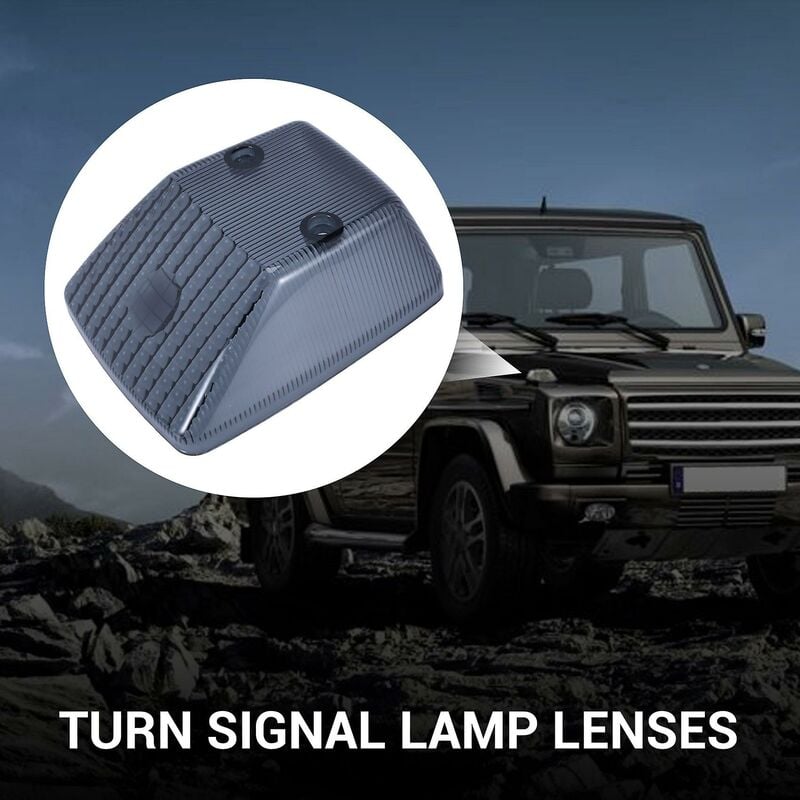 Car Gloss Black Front Turn Signal Lamp Lenses For W463 G-class