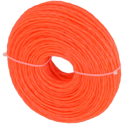Nylon Trimmer Cord 3.0mm 85m Twisted Trimmer Line for Home Garden Heavy Duty Lawn Mower Cutters (1/2)