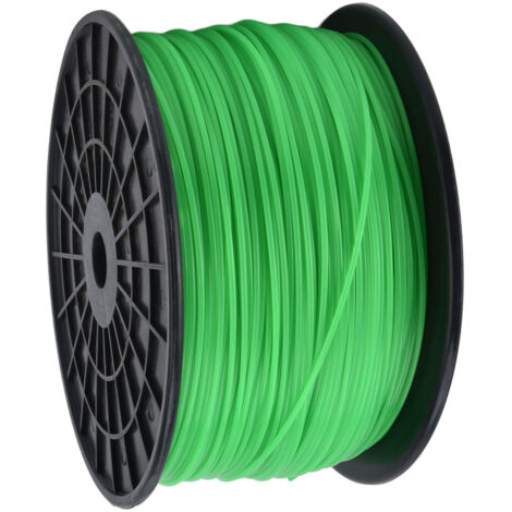 2mm String Trimmer Line Round Grass Trimmer Line Green Lawn Mower Line for Husqvarna 372m / 1220.5ft (1/2)