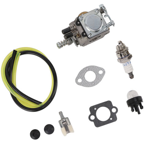 A021001700 Carburetor Tune Up Kit with Pipe Paper Pad Spark Plug for WT 946 CS 310 Chainsaw (1/2)