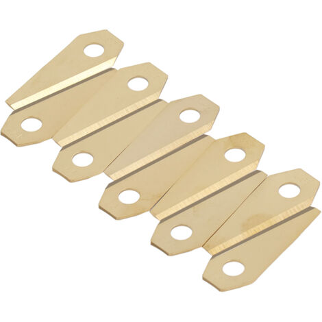 30 Pcs Robotic Lawnmower Blades Titanium Sturdy Practical Robot Mower Blades Replacement for Bosch Indego (1/2)