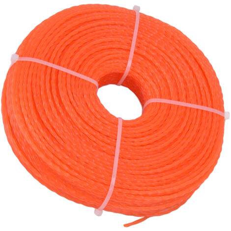 Nylon Trimmer Cord 2.7mm 100m Twist Shape Trimmer Line for Heavy Duty Lawn Mower Cutters (1/2)