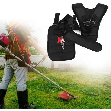 Double Shoulder Harness Strap Protection Panel Garden Trimmer Brush Cutter Strimmer Padded Belt (1/2)