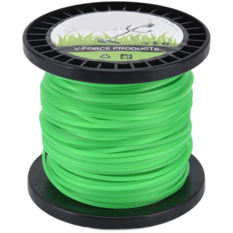 String Trimmer Line String Trimmer Line 2.0mm Trimmer Line for String Trimmer Weed Trimmer Green 100m / 328.1ft (1/2)