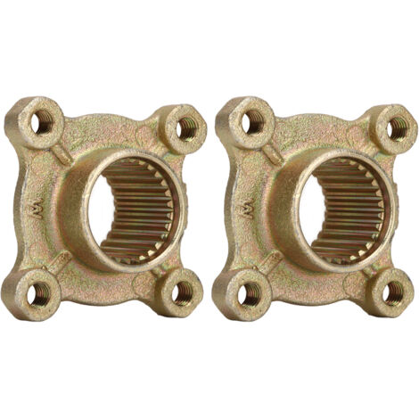 2pcs Wheel Rear Axle Hub 28 Tooth Spline 4 Stud for 50CC 110CC 150CC Quad Bike ATV Go Kart (1/2)