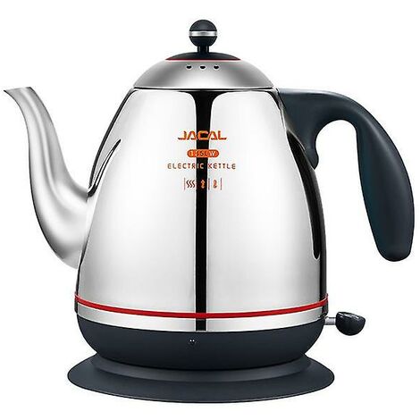 Aigostar Chubby - Glass Electric Water Kettle 1500 Watts Teapot Heater 1.7L with